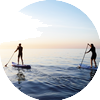 S’initier au Yoga Paddle sur le lagon